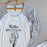 Hello Friday Tee: Alternate View #2