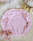 Hello Pumpkin Sweatshirt in Pink: Alternate View #4