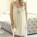 Hibiscus & Lace Dress: Alternate View #1