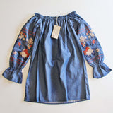 Hidden Haven Dress in Chambray: Alternate View #4