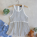 The Hideaway Stripe Tank: Alternate View #1