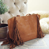 Honey & Bourbon Fringe Tote: Alternate View #3