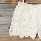 Honey Lace Shorts: Alternate View #2