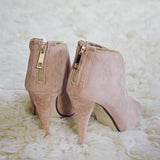 Honey Suede Heels: Alternate View #3