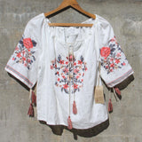 Honeysuckle Top: Alternate View #1