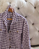 Houndstooth Sweet Shacket: Alternate View #4