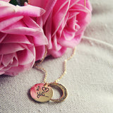 To the Moon & Back Necklace: Alternate View #2