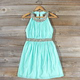 Ice Shadow Dress in Mint: Alternate View #2