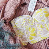 Icy Lemon Bralette: Alternate View #2