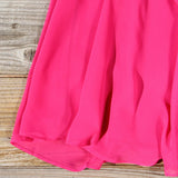 Idle Wind Dress in Fuchsia: Alternate View #3