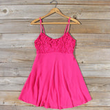 Idle Wind Dress in Fuchsia: Alternate View #4
