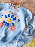 Good Vibes Smiley Sweatshirt: Alternate View #4