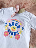 Good Vibes Smiley Tee: Alternate View #4