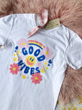 Good Vibes Smiley Tee: Alternate View #3