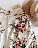 Indian Rose Top in White: Alternate View #3