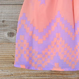 Indian Watercolor Dress in Lilac: Alternate View #4