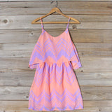 Indian Watercolor Dress in Lilac: Alternate View #2