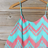 Indian Watercolor Dress in Mint: Alternate View #3