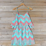 Indian Watercolor Dress in Mint: Alternate View #2