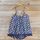 Indigo Tassel Tank: Alternate View #4