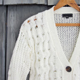 Jack Frost Lace Fisherman's Sweater: Alternate View #2