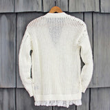 Jack Frost Lace Fisherman's Sweater: Alternate View #4