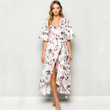 Jardine Wrap Maxi Dress: Alternate View #4