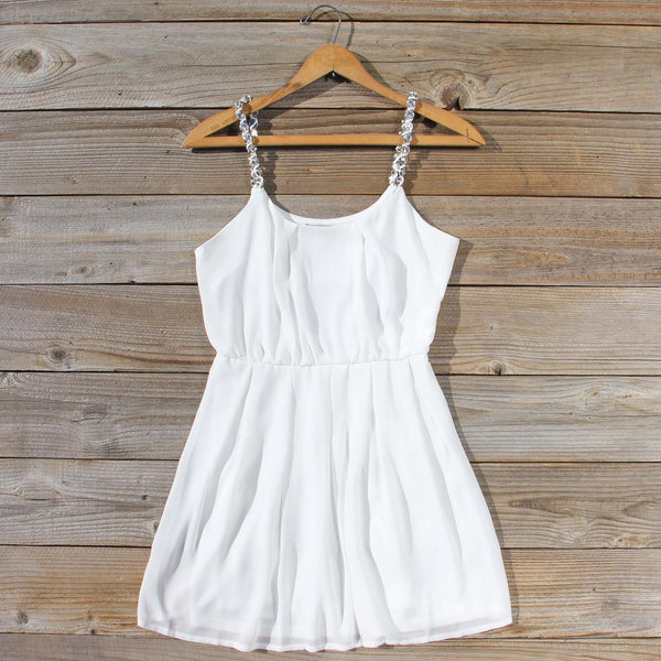 Jewel Tide Dress in White: Featured Product Image