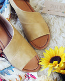 The Joey Booties in Mustard: Alternate View #2