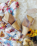 The Joey Booties in Mustard: Alternate View #3