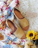 The Joey Booties in Mustard: Alternate View #1