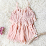 Just Peachy Lace Romper: Alternate View #4