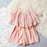 Just Peachy Lace Romper: Alternate View #5