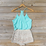 Kindred Spirits Romper in Mint: Alternate View #4
