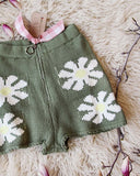 Knit Daisy Shorts: Alternate View #2