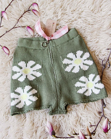 Knit Daisy Shorts