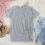 Knot & Stripe Tee: Alternate View #1