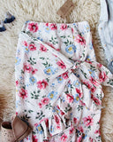 Knot & Tie Skirt in White: Alternate View #2