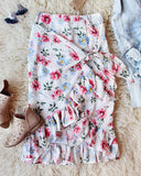 Knot & Tie Skirt in White: Alternate View #1