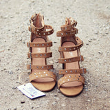 Knox Strappy Heel in Caramel: Alternate View #2