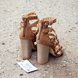 Knox Strappy Heel in Caramel: Alternate View #3