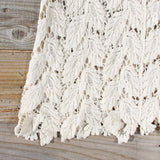La Conner Lace Tank in Cream: Alternate View #3