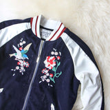 La Fleur Velvet Bomber Jacket: Alternate View #4
