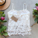 La Lune Lace Top in White: Alternate View #4