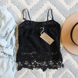La Lune Lace Top in Black (wholesale): Alternate View #3