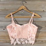 La Lune Lace Bustier in Peony: Alternate View #3