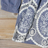 Chambray & Lace Dress: Alternate View #3