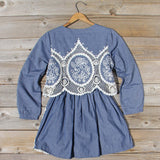 Chambray & Lace Dress: Alternate View #4