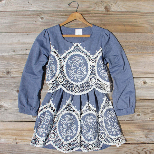 Chambray & Lace Dress: Featured Product Image