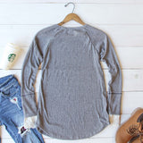 Lace Cuff Thermal in Gray: Alternate View #4